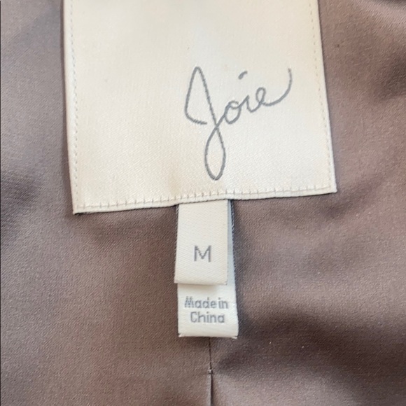 Joie Grey Soft Designer Trendy Women Fur Vest Sz M - Picture 5 of 5